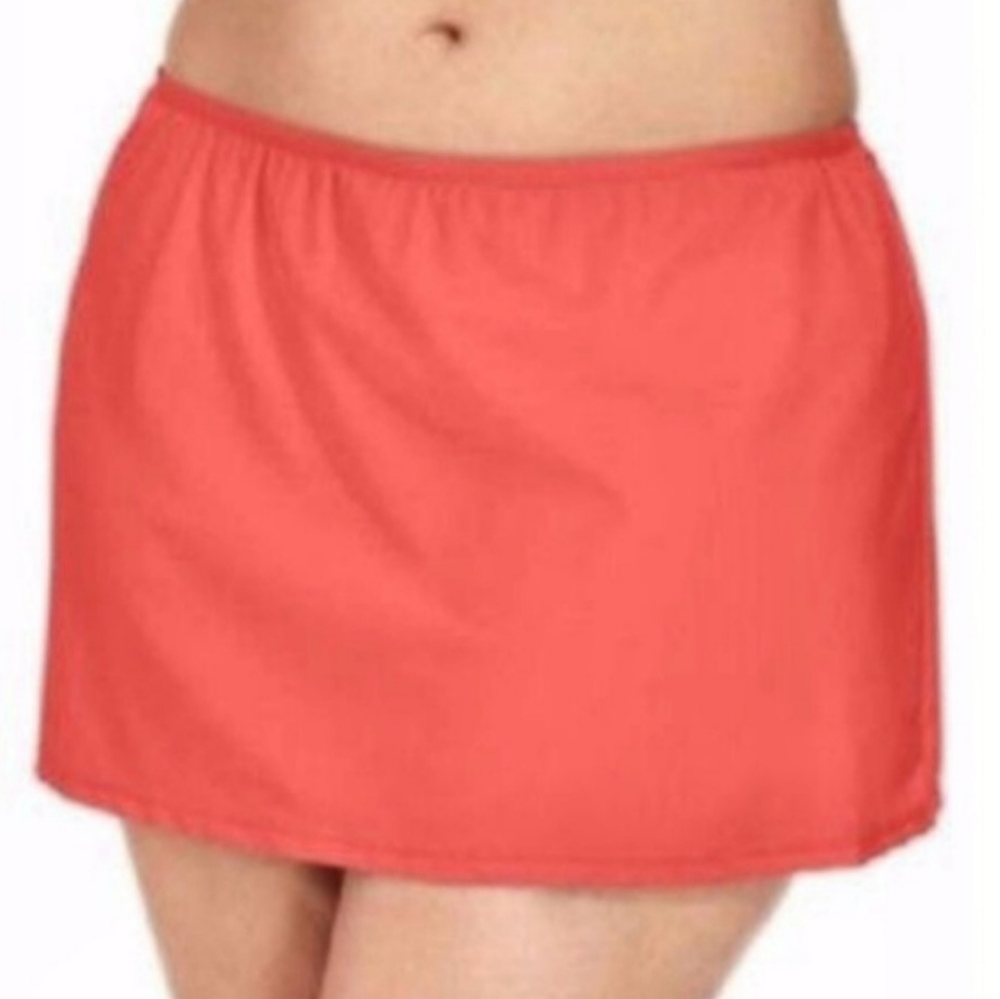 Island Escape Skirtini Swim Skirt in Coral 24 W